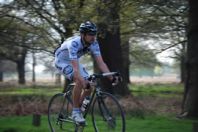 cyclist in Richmond Park-London- road cycling